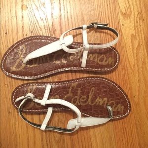 White Sam Edelman Gigi Sandal 7.5